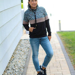 Schnittmuster Colorblocking Hoodie ENINGEN Gr. 34-56 : - Sewando