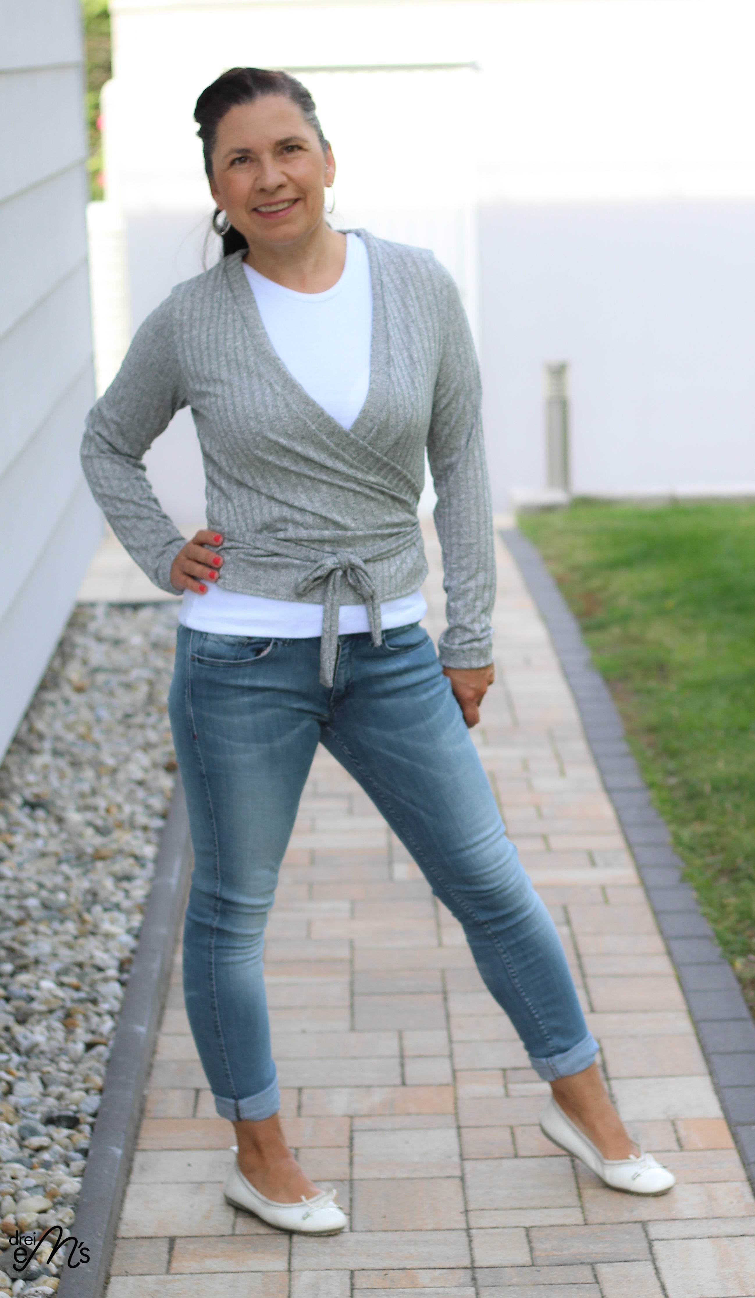 Schnittmuster Cardigan-Pullover VILLAROSA Gr. 32-56 : - Sewando