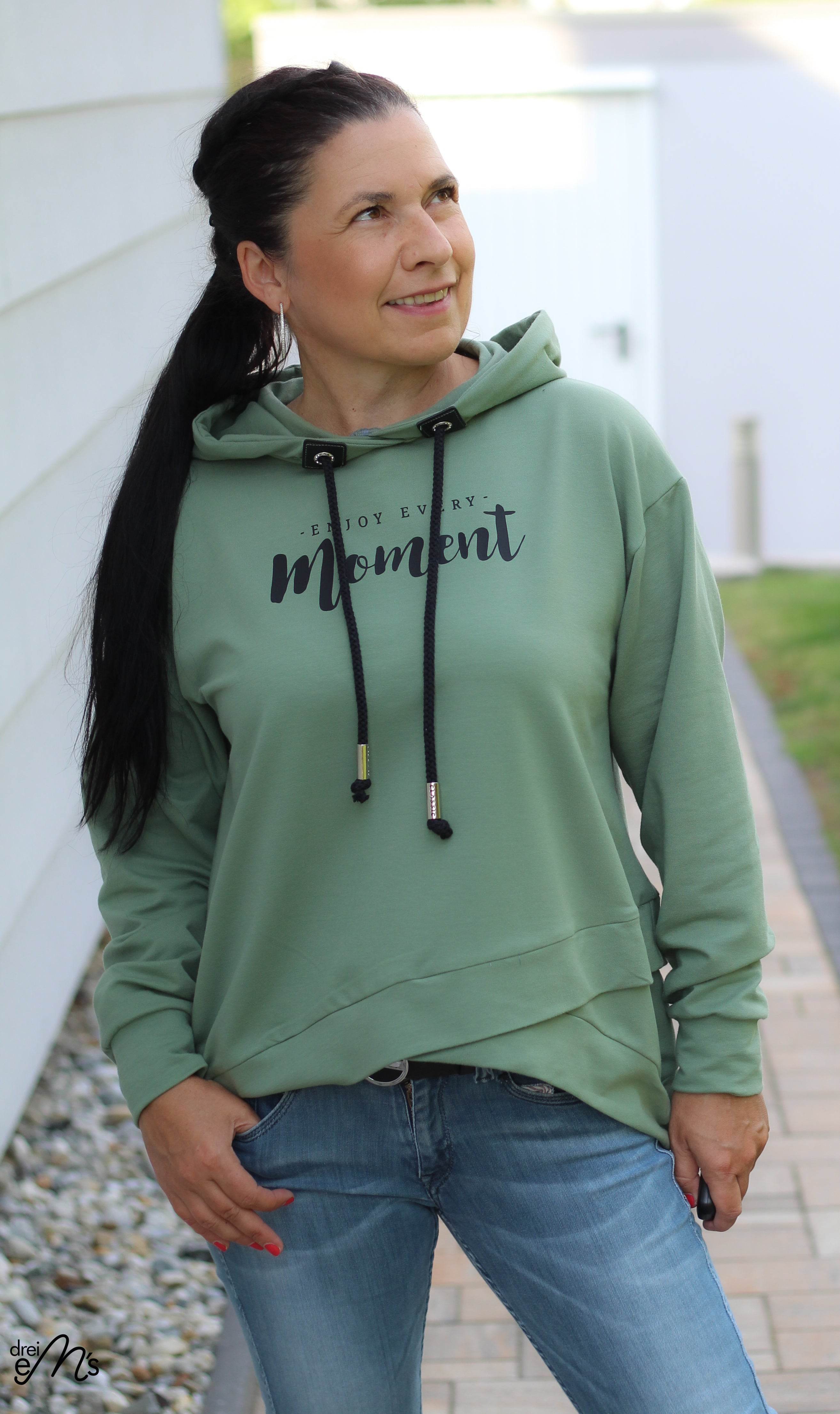 Schnittmuster Hoodie CARBONIA Gr. 32-54 : - Sewando