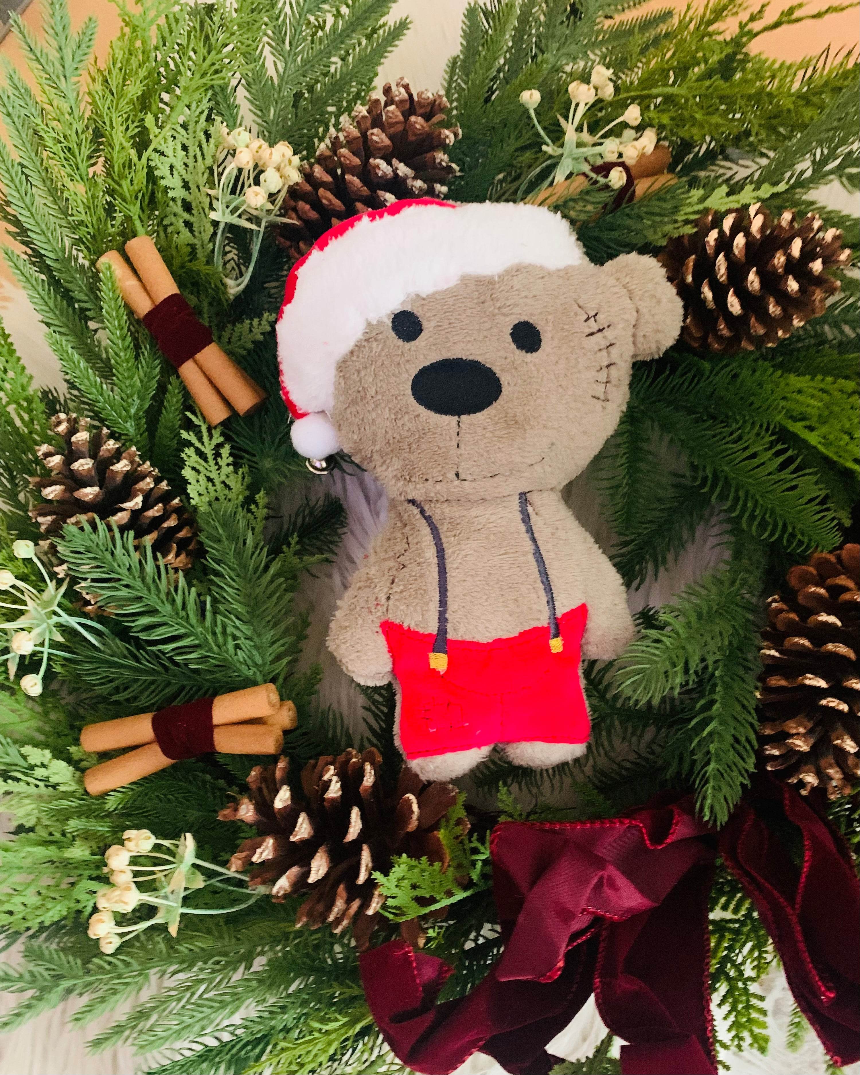 Stickdatei Teddy Weihnachtmann Set 752 - Sewando