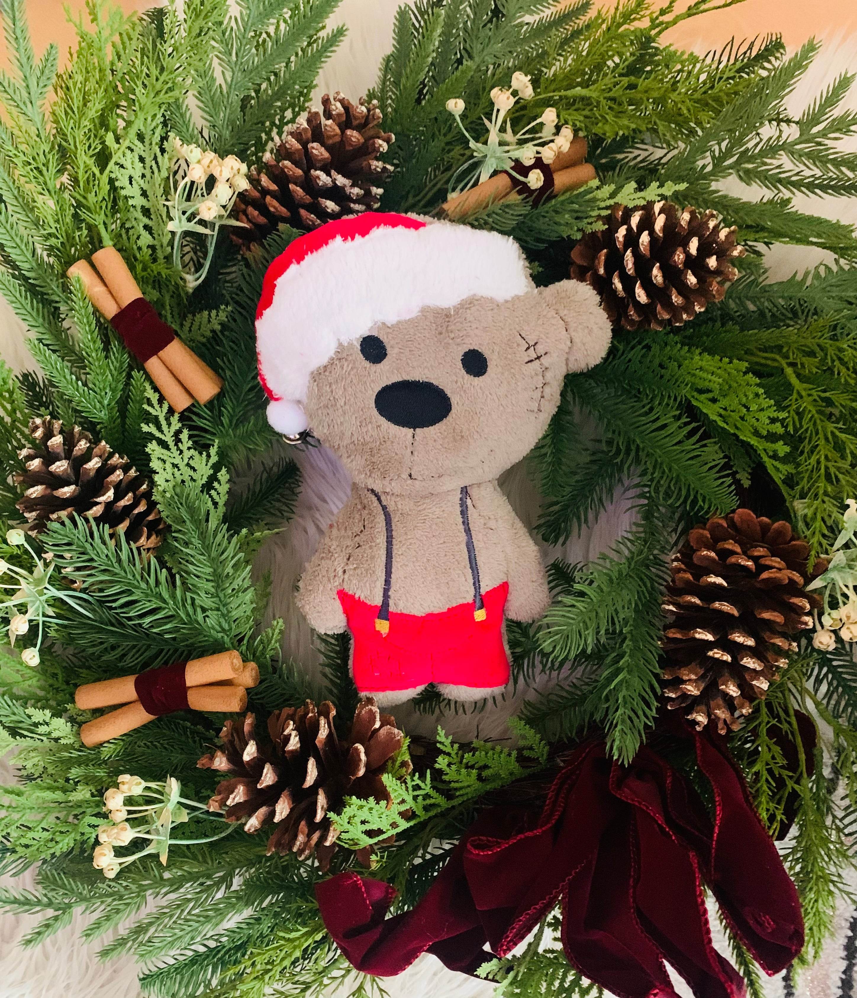 Stickdatei Weihnachten Teddy Set 752 Geschenkset - Sewando