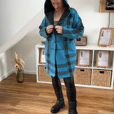 Schnittmuster Mantel mit Schalkragen und Kapuze