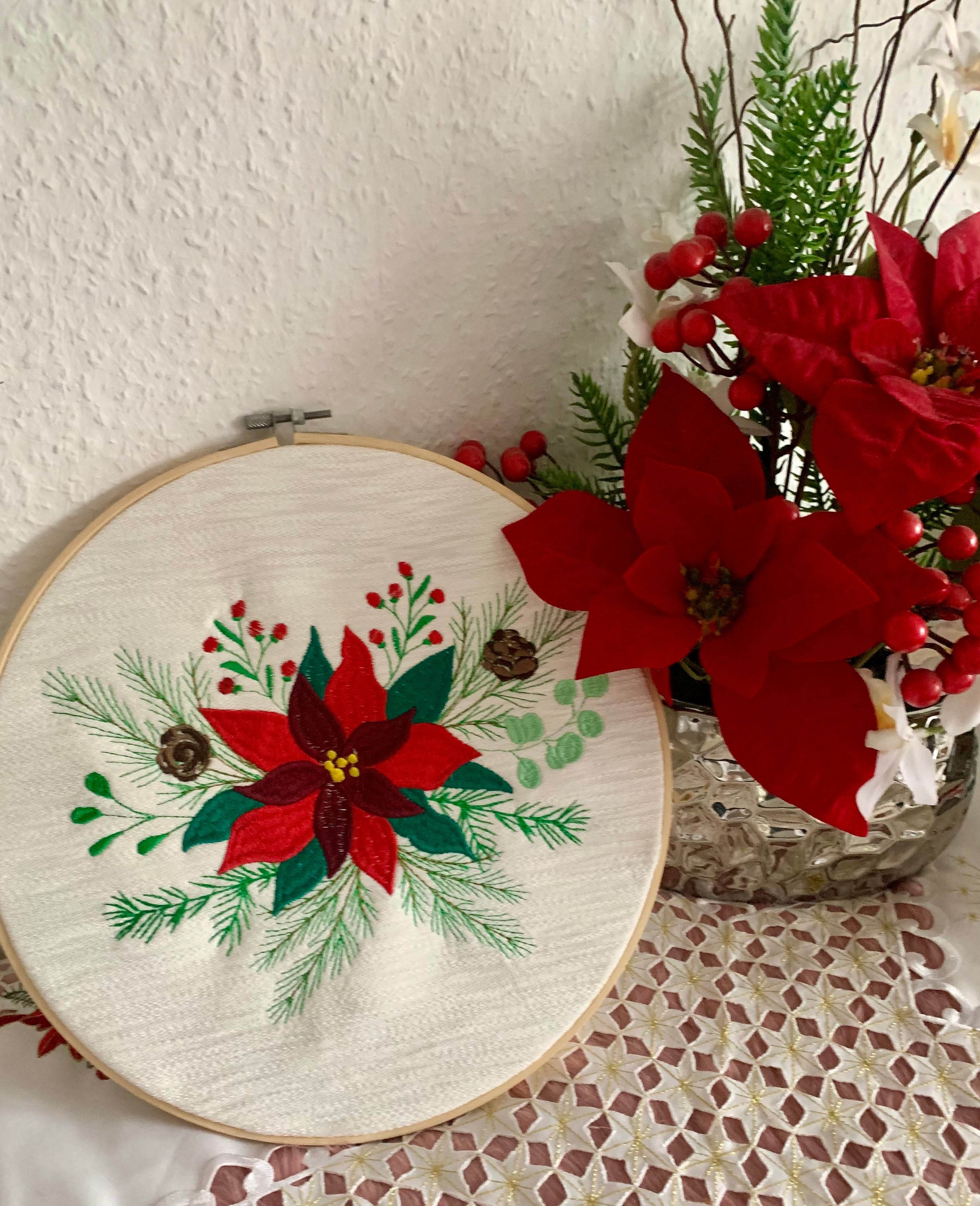 Stickdatei Weihnachten Weihnachtsstern Set 988 /1 - Sewando