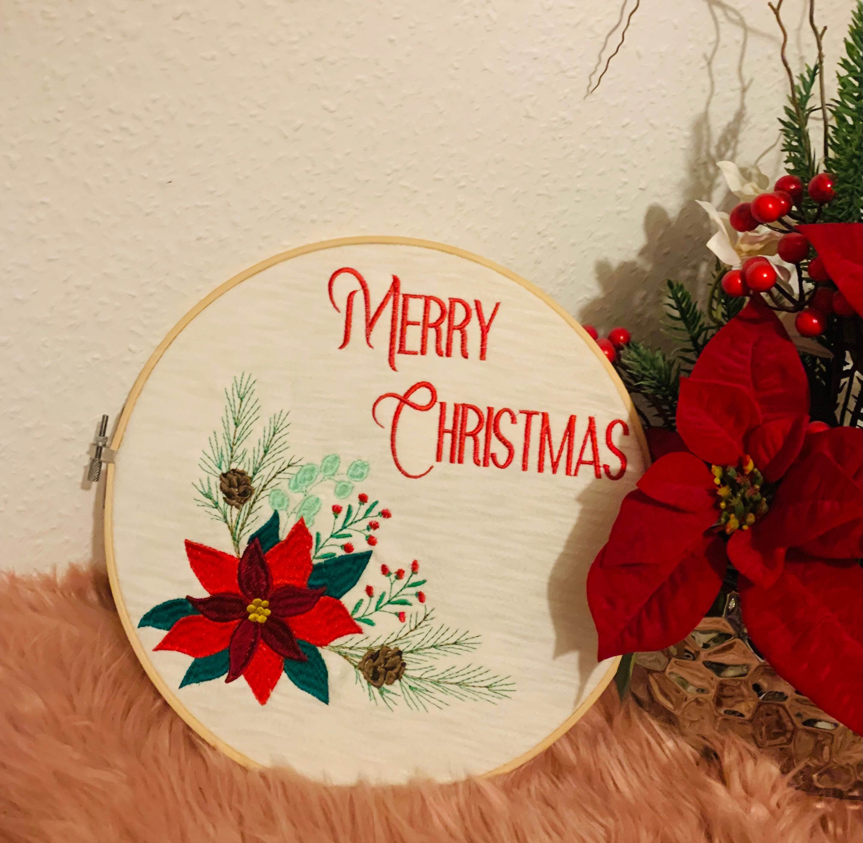 Stickdatei Weihnachten Weihnachtsstern Set 988 /3 - Sewando