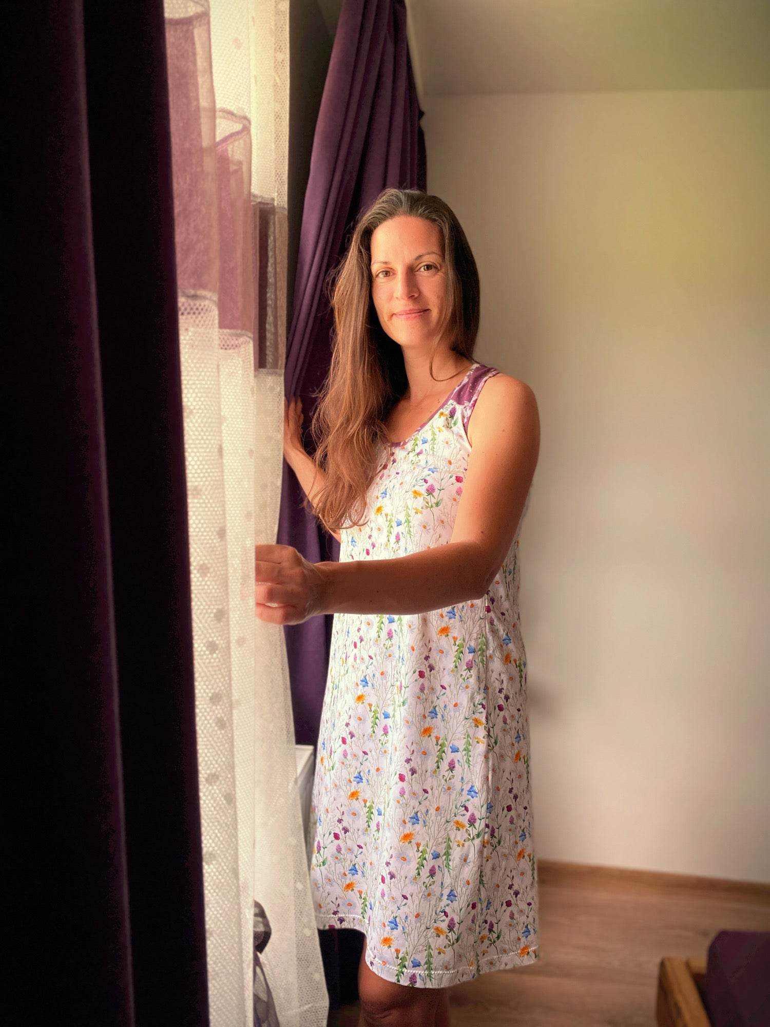 Schnittmuster Schlaf- und Strandkleid Racerback Kira für Damen Gr. 32-52 - Sewando