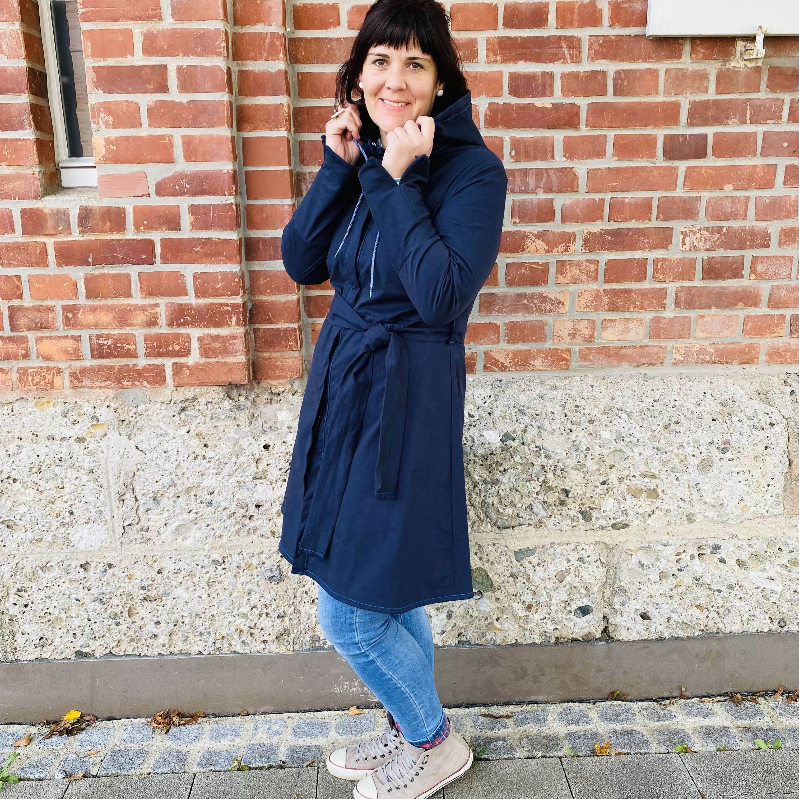 Schnittmuster Cardigankleid Feminina, Größe 32 - 50 : - Sewando