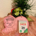 Stickdatei Schwein Kalender Abreisskalender Set 992 In the Hoop - Sewando