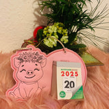 Stickdatei Schwein Kalender Abreisskalender Set 992 In the Hoop - Sewando