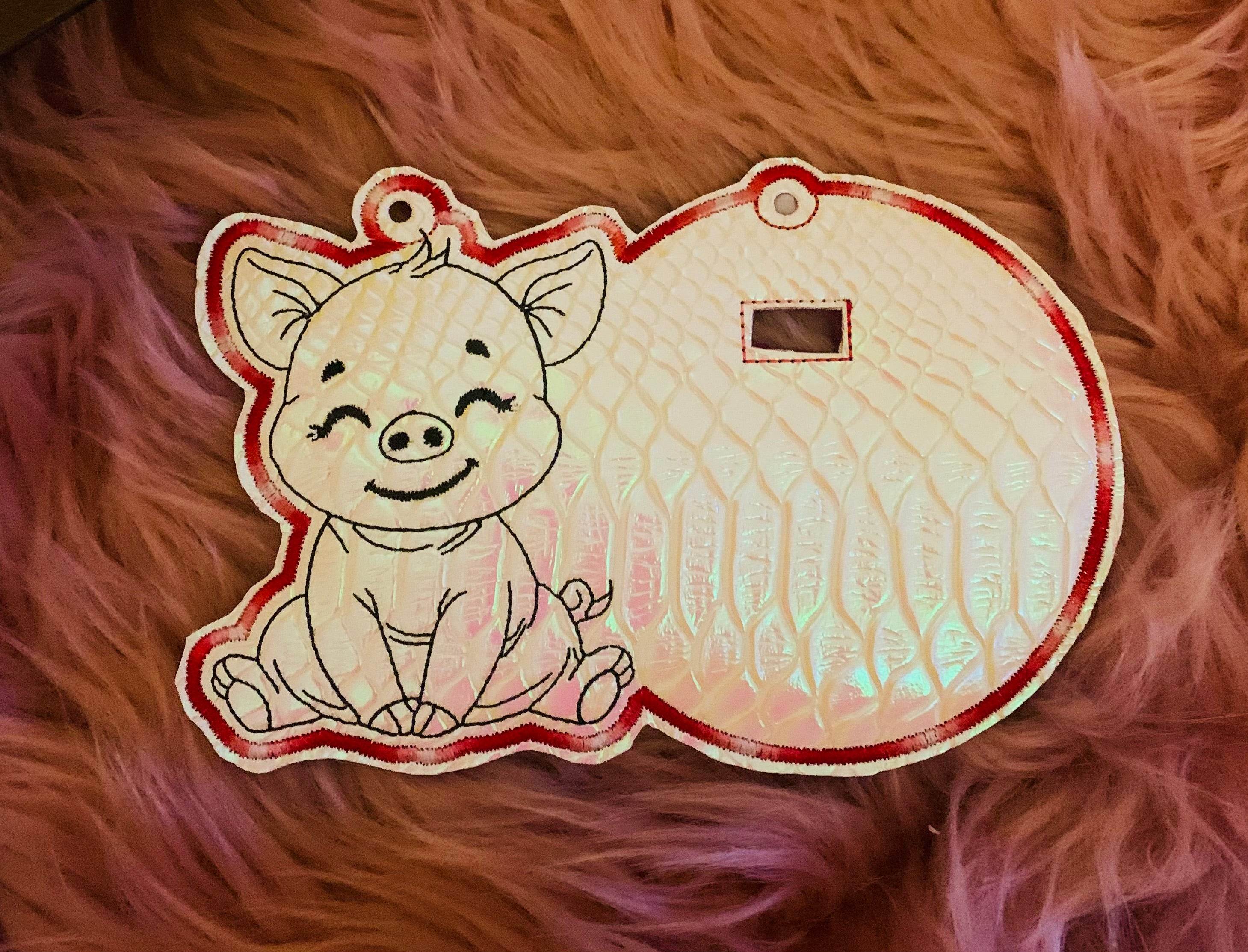 Stickdatei Schwein Kalender Abreisskalender Set 992 In the Hoop - Sewando