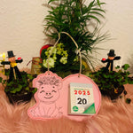 Stickdatei Schwein Kalender Abreisskalender Set 992 In the Hoop - Sewando