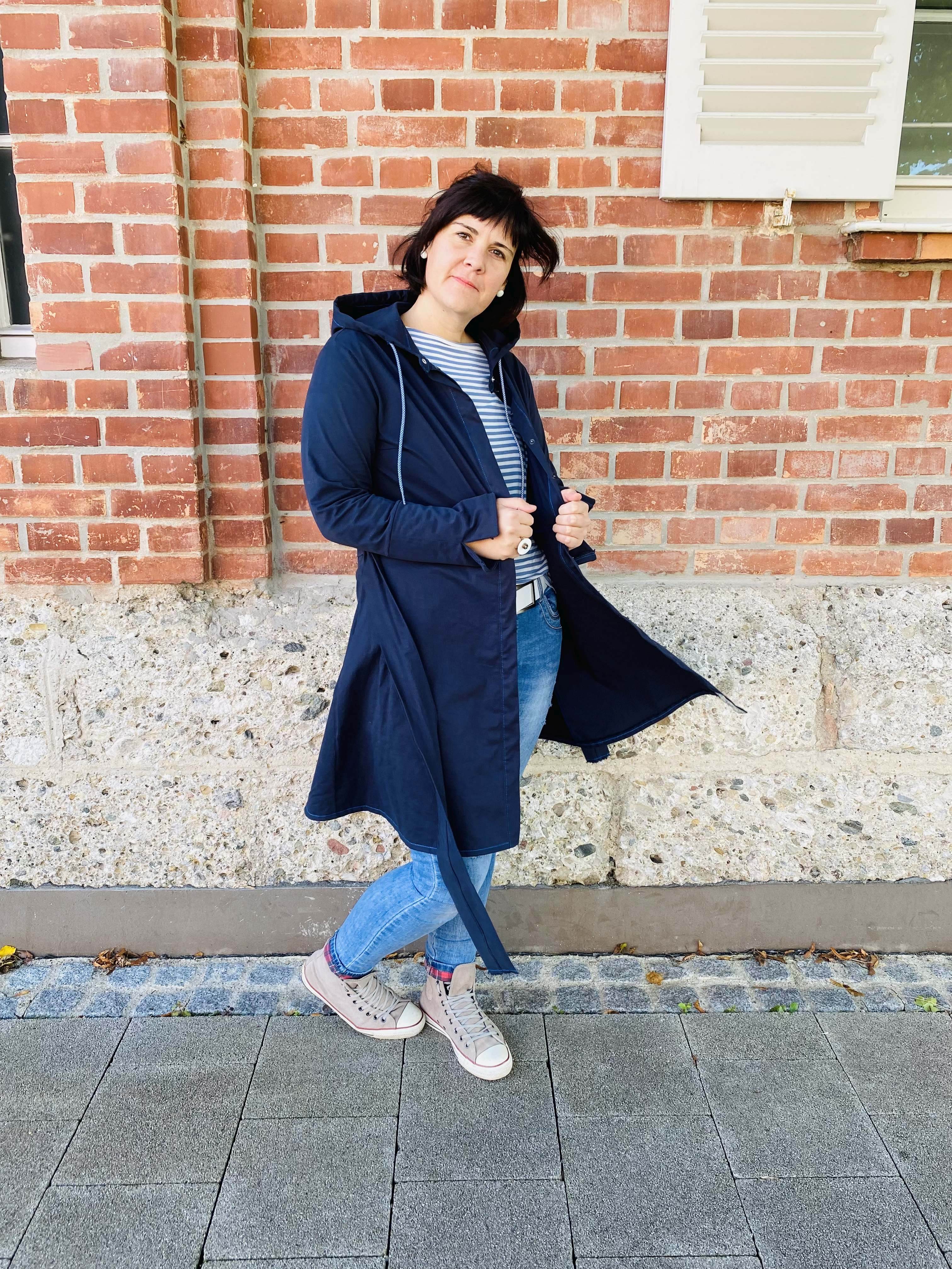 Schnittmuster Cardigankleid Feminina, Größe 32 - 50 : - Sewando