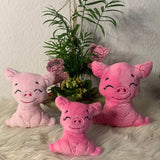Stickdatei Schwein Glücksschweinchen Schweinchen Set 992 - Sewando