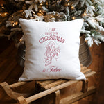 Zweiteiliges Weihnachtsdesign als Plotterdatei für Näher:innen & Strickfans – humorvolle Line Art Illustrationen im weihnachtlichen Stil.