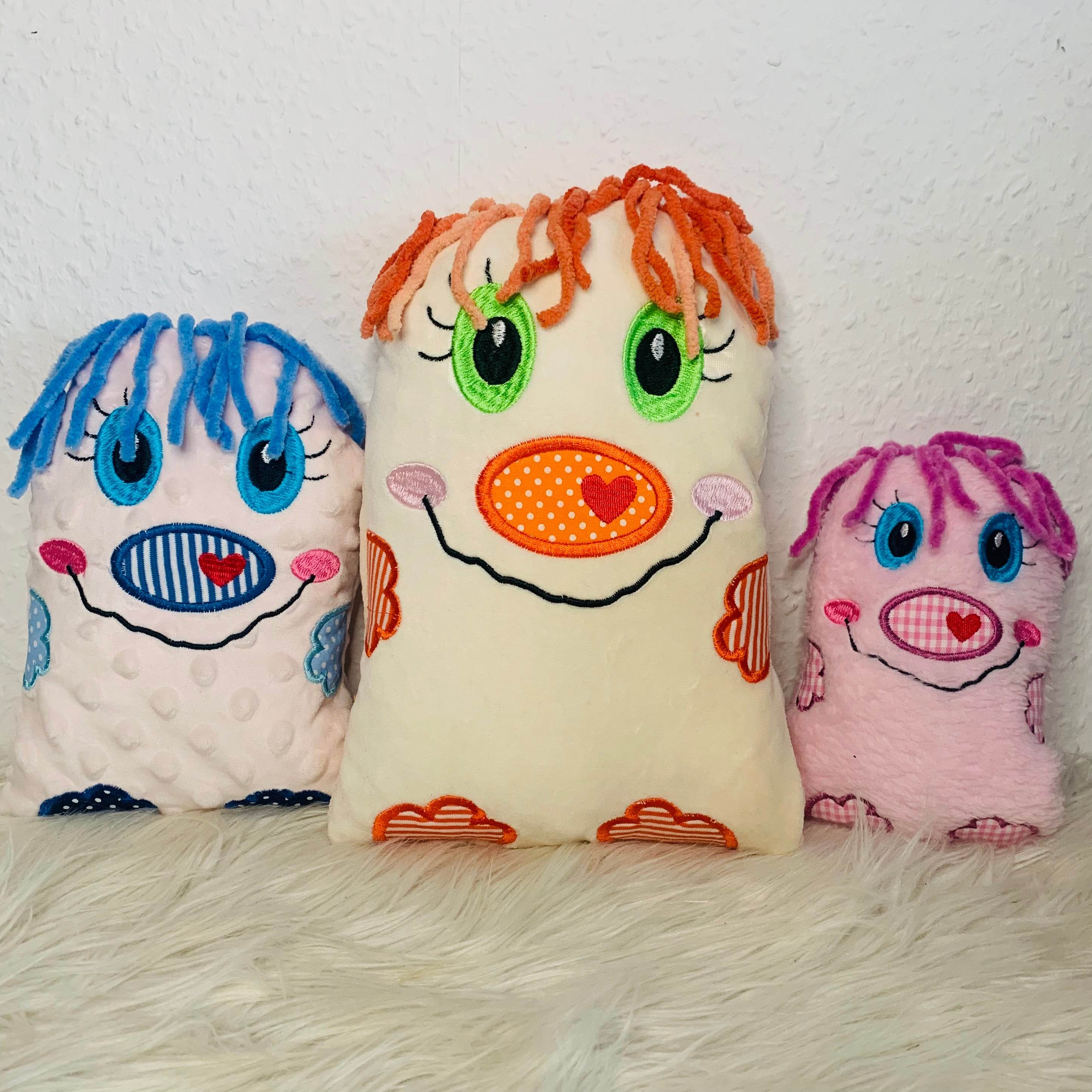 Stickdatei Schnobbel Monster Happy Set 2502 - Sewando