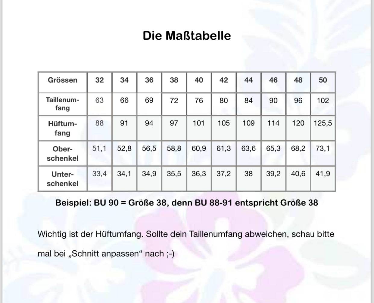 Schnittmuster Hose Pants Wiwi, Grösse 32-50 - Sewando