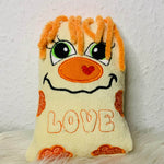 Stickdatei Schnobbel Monster Lovely mit 3D Schriftzug Love Set 2504 - Sewando