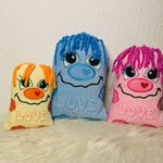 Stickdatei Schnobbel Monster Lovely mit 3D Schriftzug Love Set 2504 - Sewando