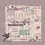 Power Mama Statement Stoffdesign Creme - nicht exklusiv - Sewando