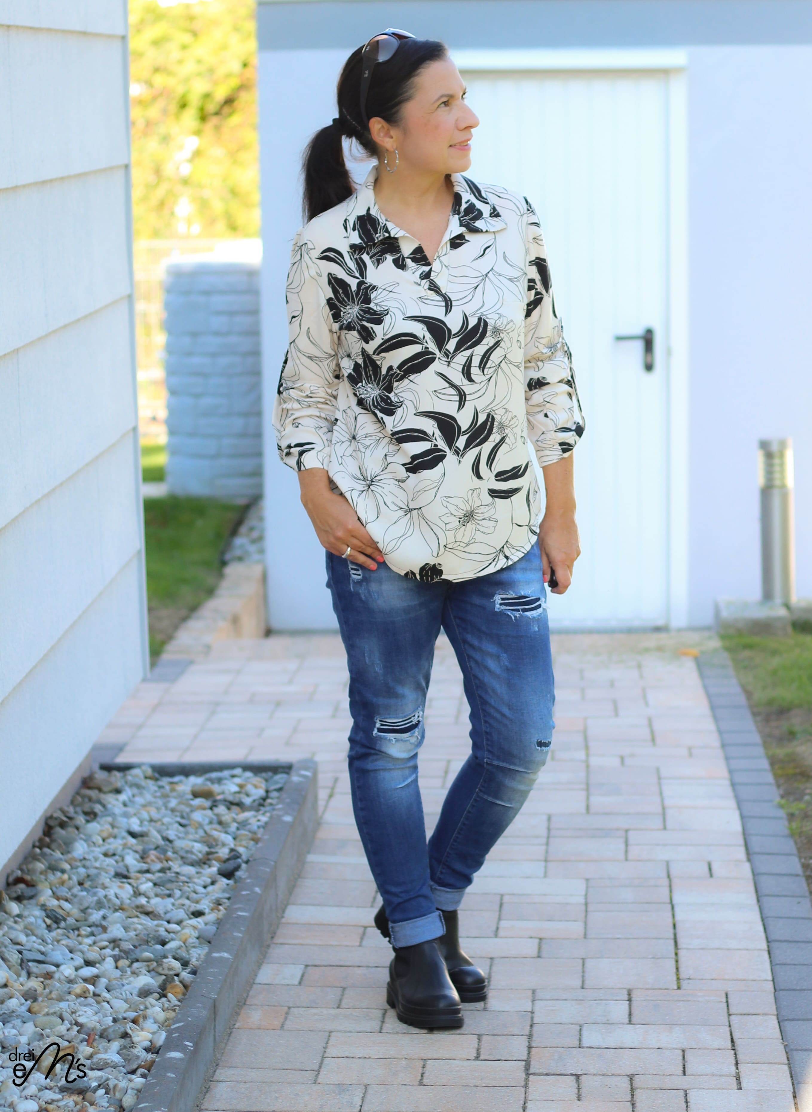 Schnittmuster Blusenshirt WEIDACH 1 - Webware Gr. 34-54 + Videoanleitung : - Sewando