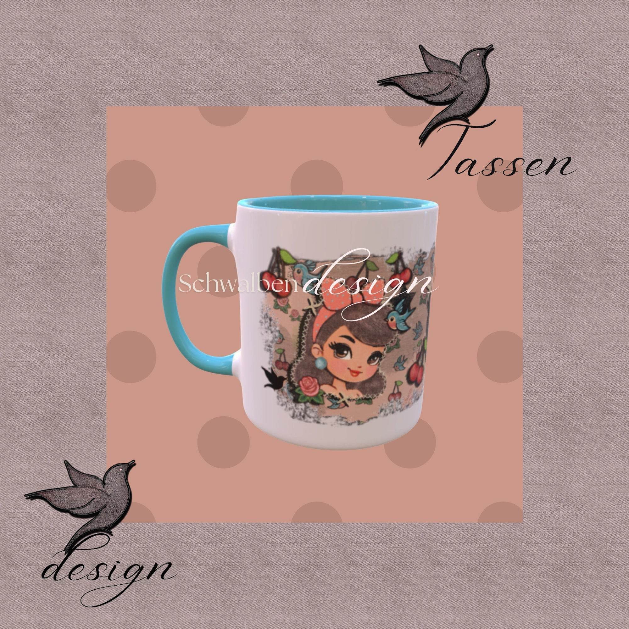 Rock’n’Sew – Tassen-Design für Kaffeebecher (PNG-Datei) - Sewando