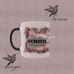 Einen Scheiß muss ich – Pinup Tassen-Design für Kaffeebecher (PNG-Datei) - Sewando