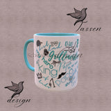 Papa Time – Tassen-Design Türkis für Kaffeebecher (PNG-Datei) - Sewando