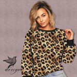 Fellzauber Natur Leo Stoffdesign - Nicht exklusiv Leoprint 3D - Sewando