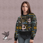 Power Mama Rockabilly Black Gold Edition Stoffdesign - nicht exklusiv - Sewando