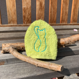 Katzen-Waschlappen M1 Stickdatei ITH 10x10 2025 Waschhandschuh Katze Waschpad Pad