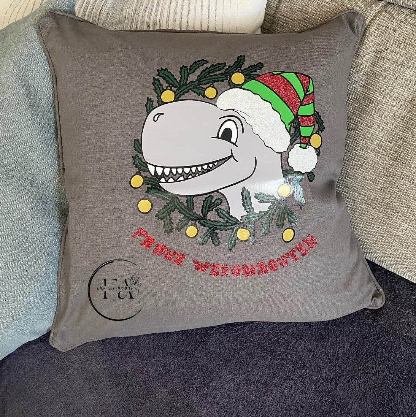 Plotterdatei Weihnachtsdino - Sewando