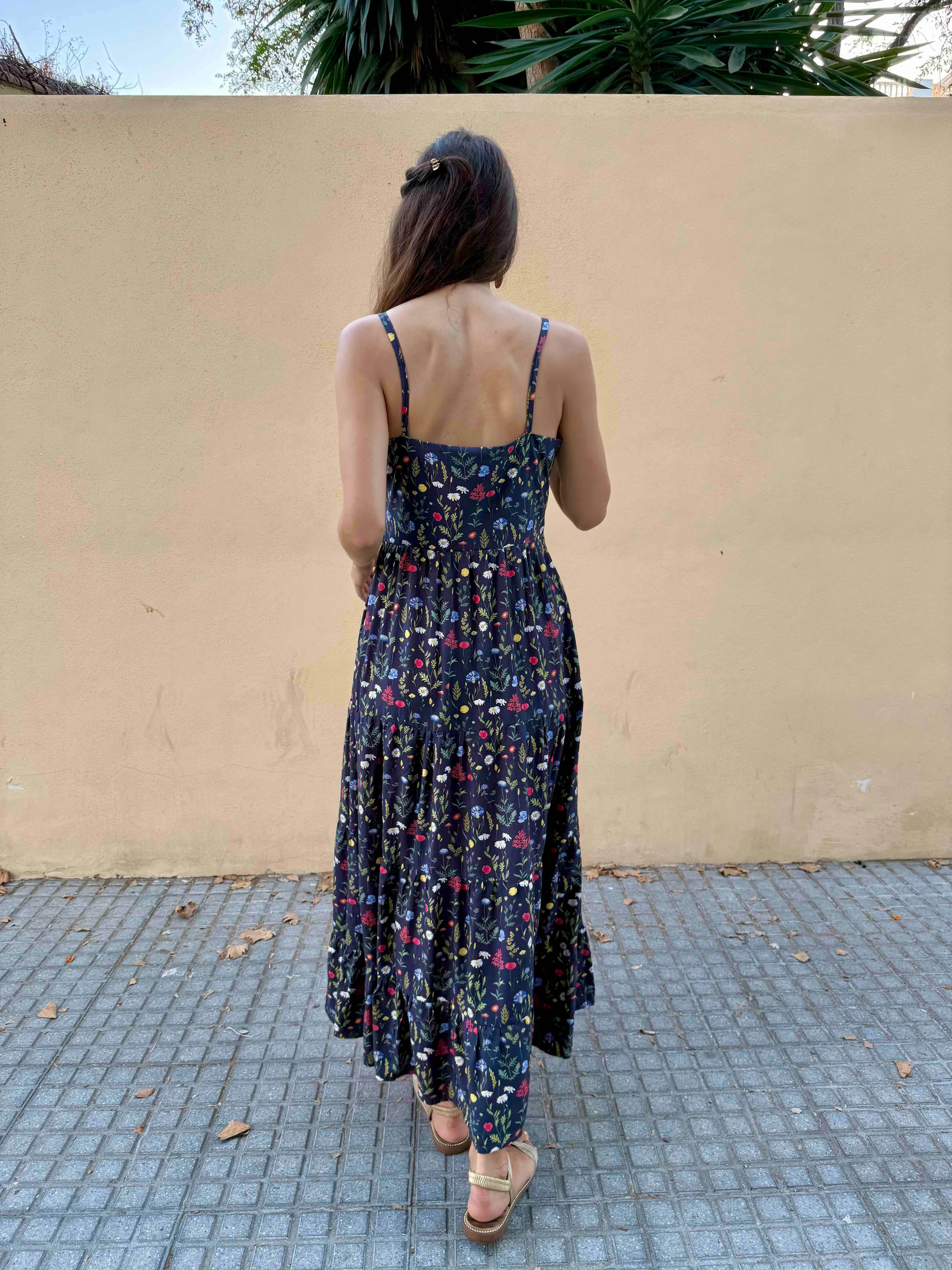 Trägerkleid mit Stufen, Sommerkleid RAFAELA, A/B-Cup, PDF Schnittmuster, Gr. 32-50 - Sewando