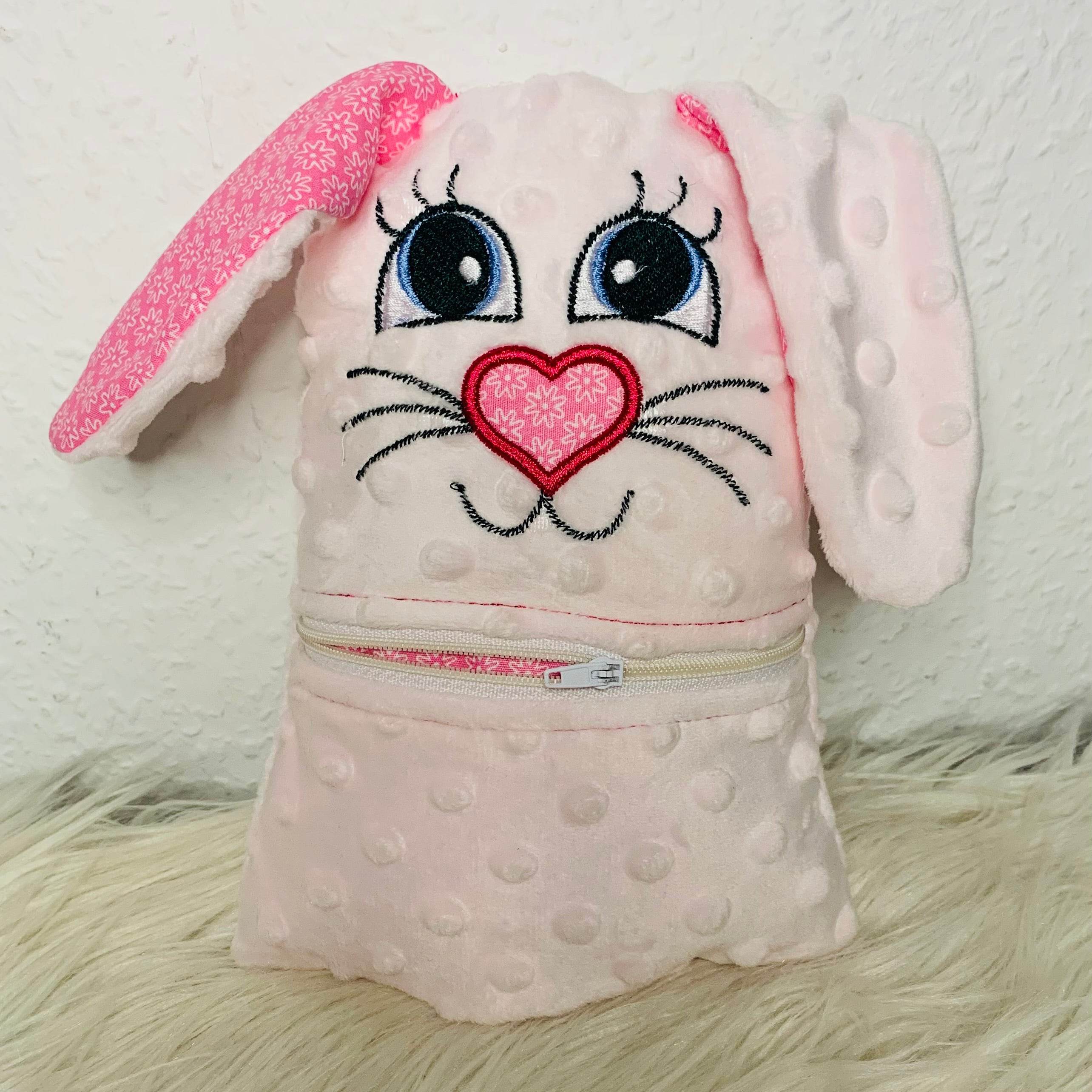 Stickdatei Hase mit Reißverschluss Tasche Set 2505 - Sewando