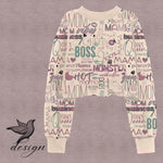 Power Mama Statement Stoffdesign Creme - nicht exklusiv - Sewando