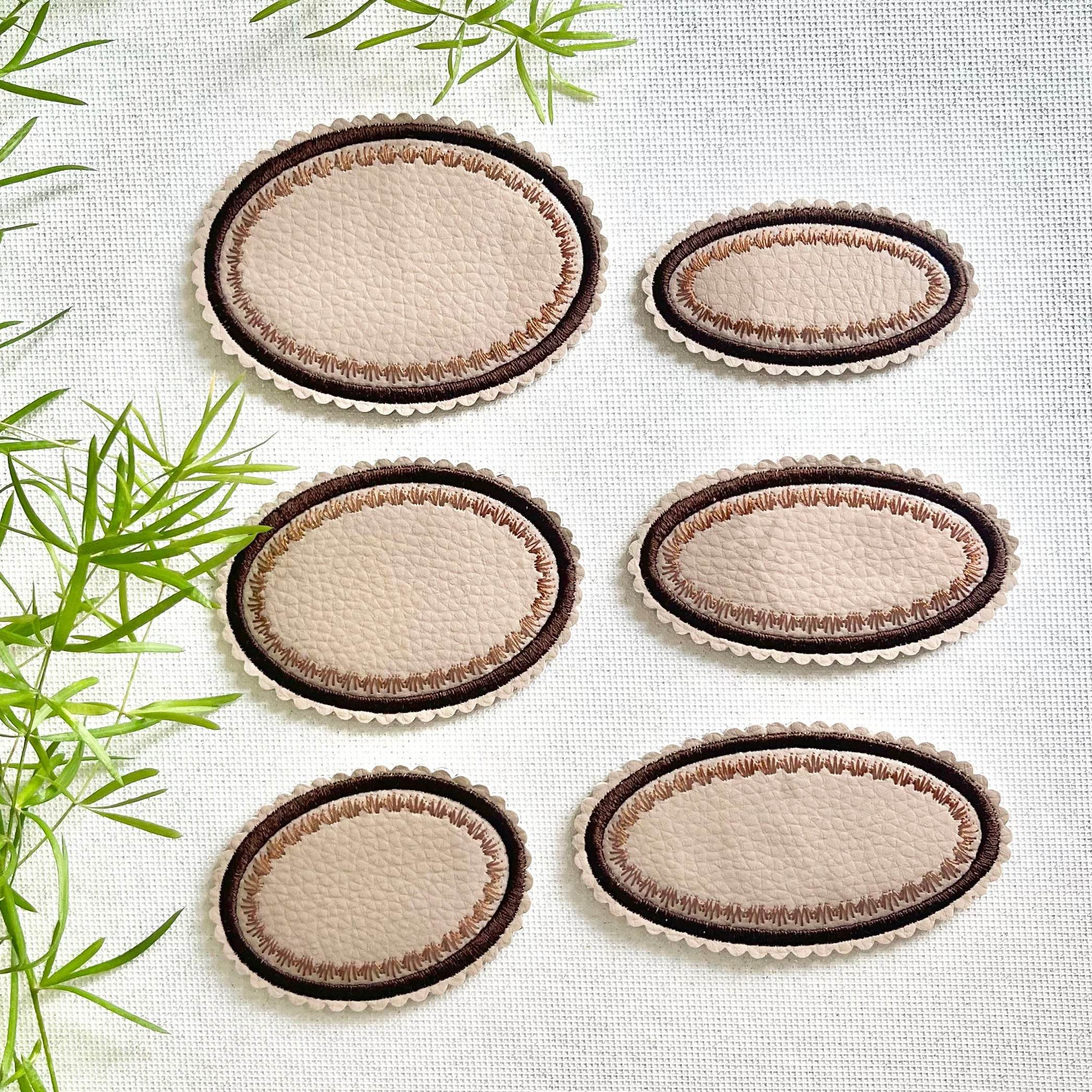 12x Stickdatei beschreibbare Aufkleber Krönchen - Sewando