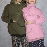 Schnittmuster Oversized Hoodie Weites Winter Meer