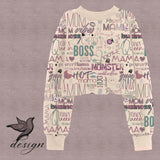 Power Mama Statement Stoffdesign Creme - nicht exklusiv - Sewando