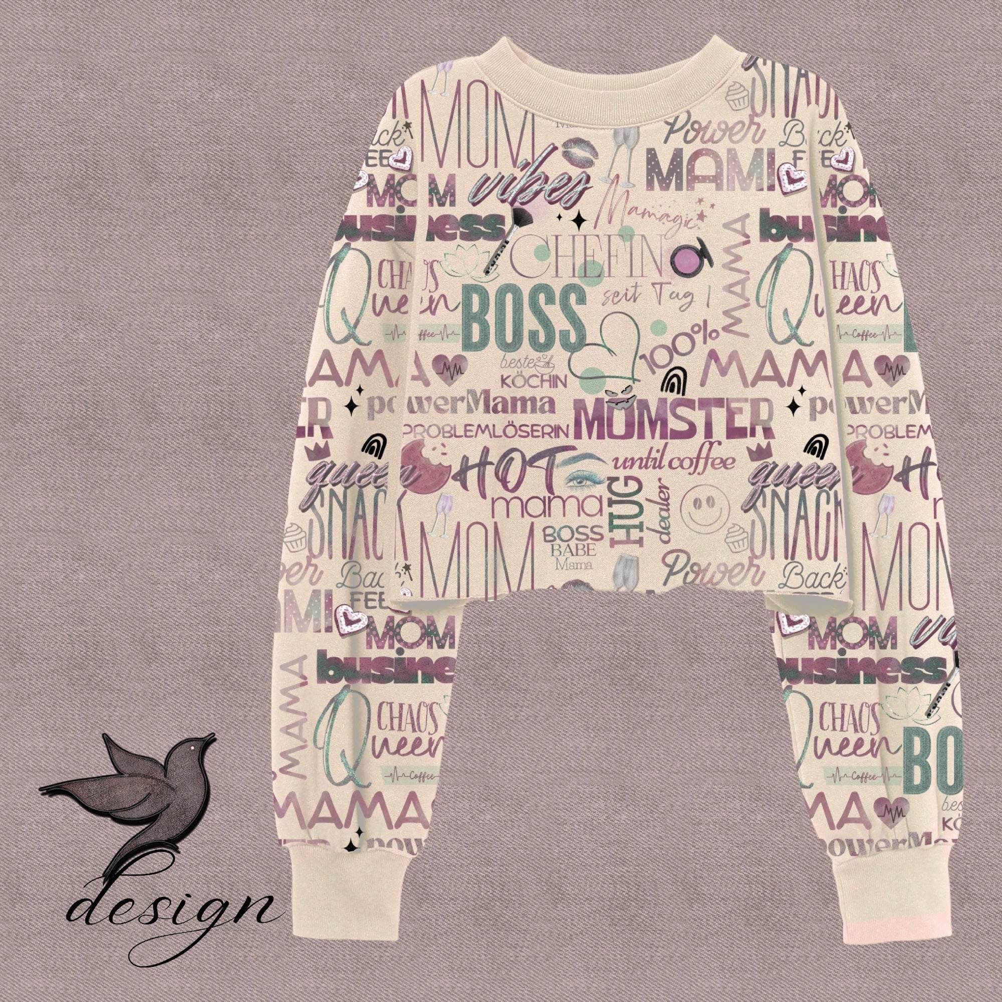 Power Mama Statement Stoffdesign Creme - nicht exklusiv - Sewando
