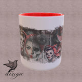 Rosy Rebel – Tassen-Design für Kaffeebecher (PNG-Datei) - Sewando