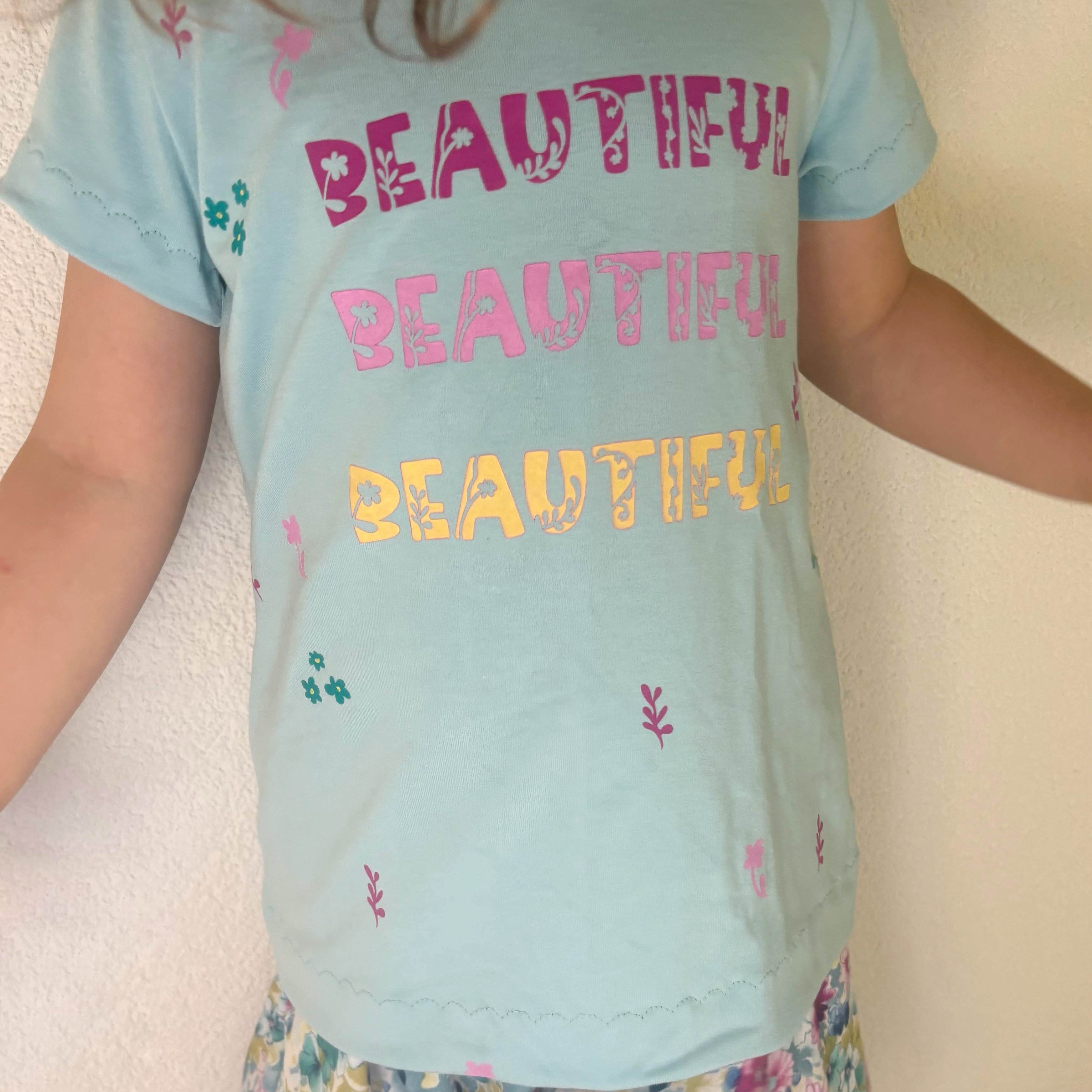 Plotter- und Siebdruckdatei Beautiful - Sewando