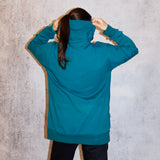 Schnittmuster Oversized Hoodie Weites Winter Meer Damen