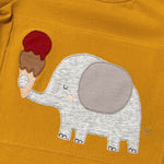 Doodle-Stickdatei Elefant mit Eis 4 Größen - Sewando