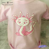 Süße Plotterdatei Axolotl - Mithstoff - PNG - DXF - SVG - Sewando