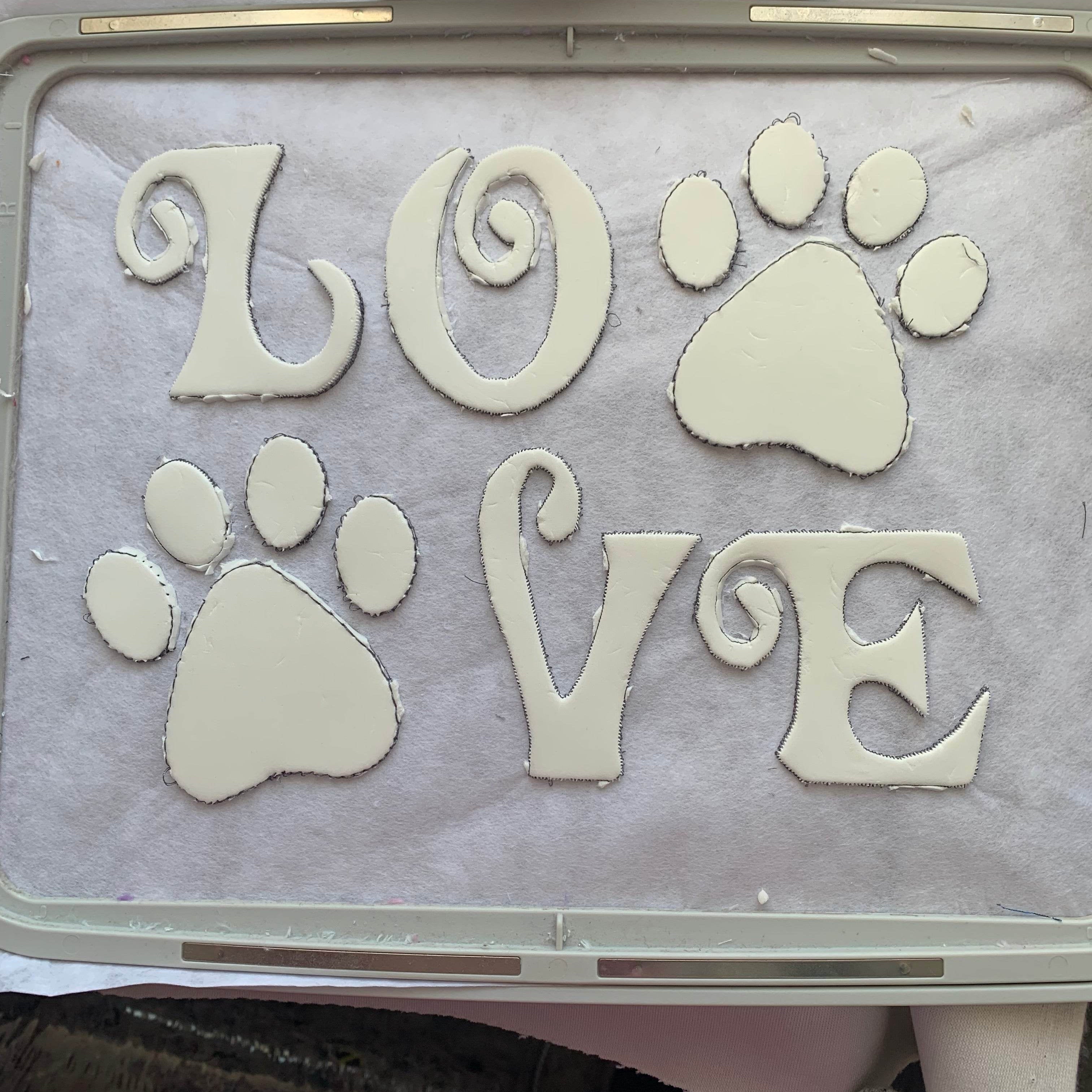 Stickdatei Hund Love 3D Trapunto Set 2512 - Sewando