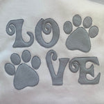 Stickdatei Hund Love Doodle Applikation Set 2512 - Sewando