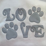 Stickdatei Hund Love Doodle Applikation Set 2512 - Sewando