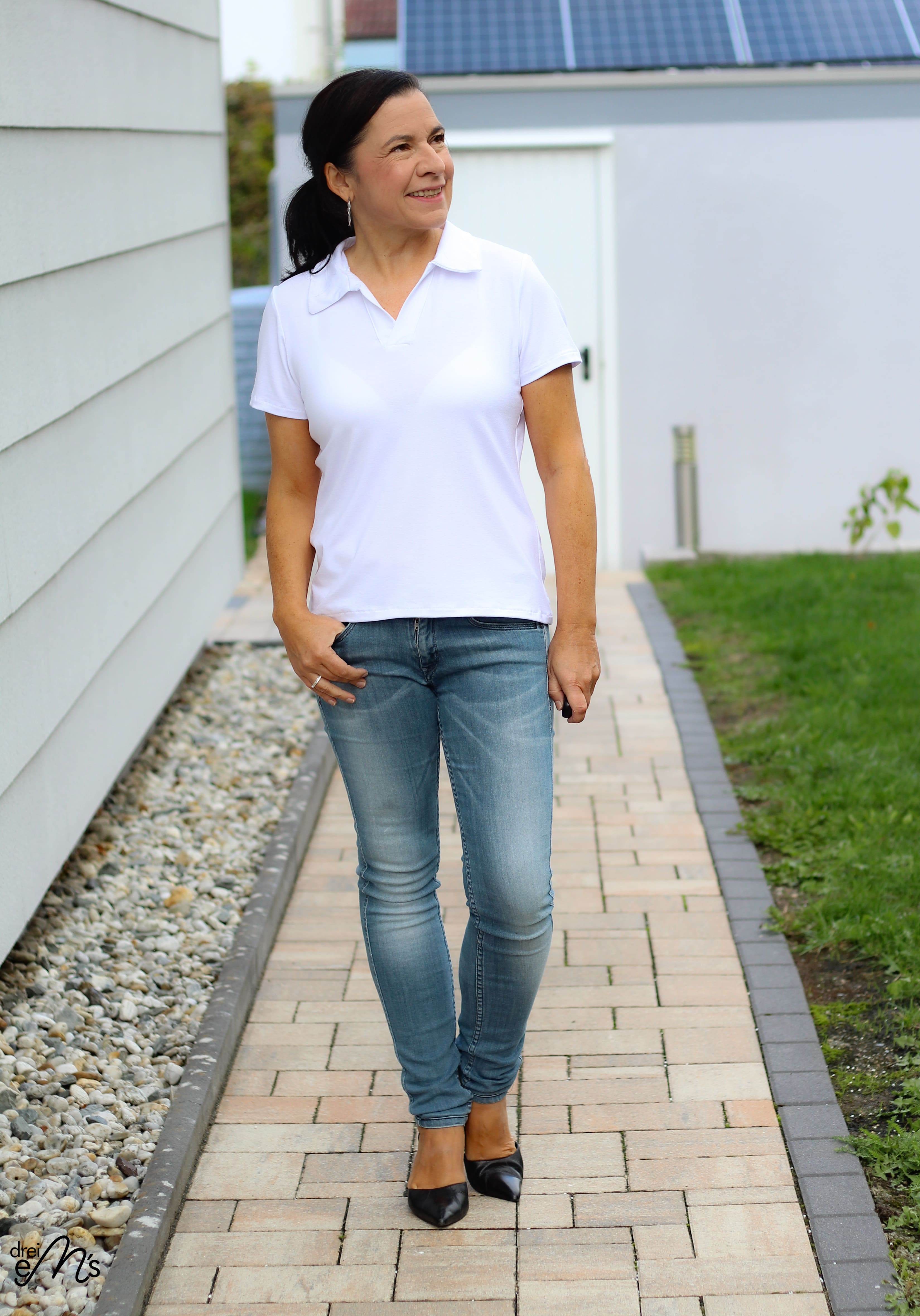 Schnittmuster Blusenshirt WEIDACH 2 - Maschenware Gr. 34-54 + Videoanleitung : - Sewando
