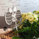 Plotterdatei Herz Hasi Ostern svg dxf - Sewando