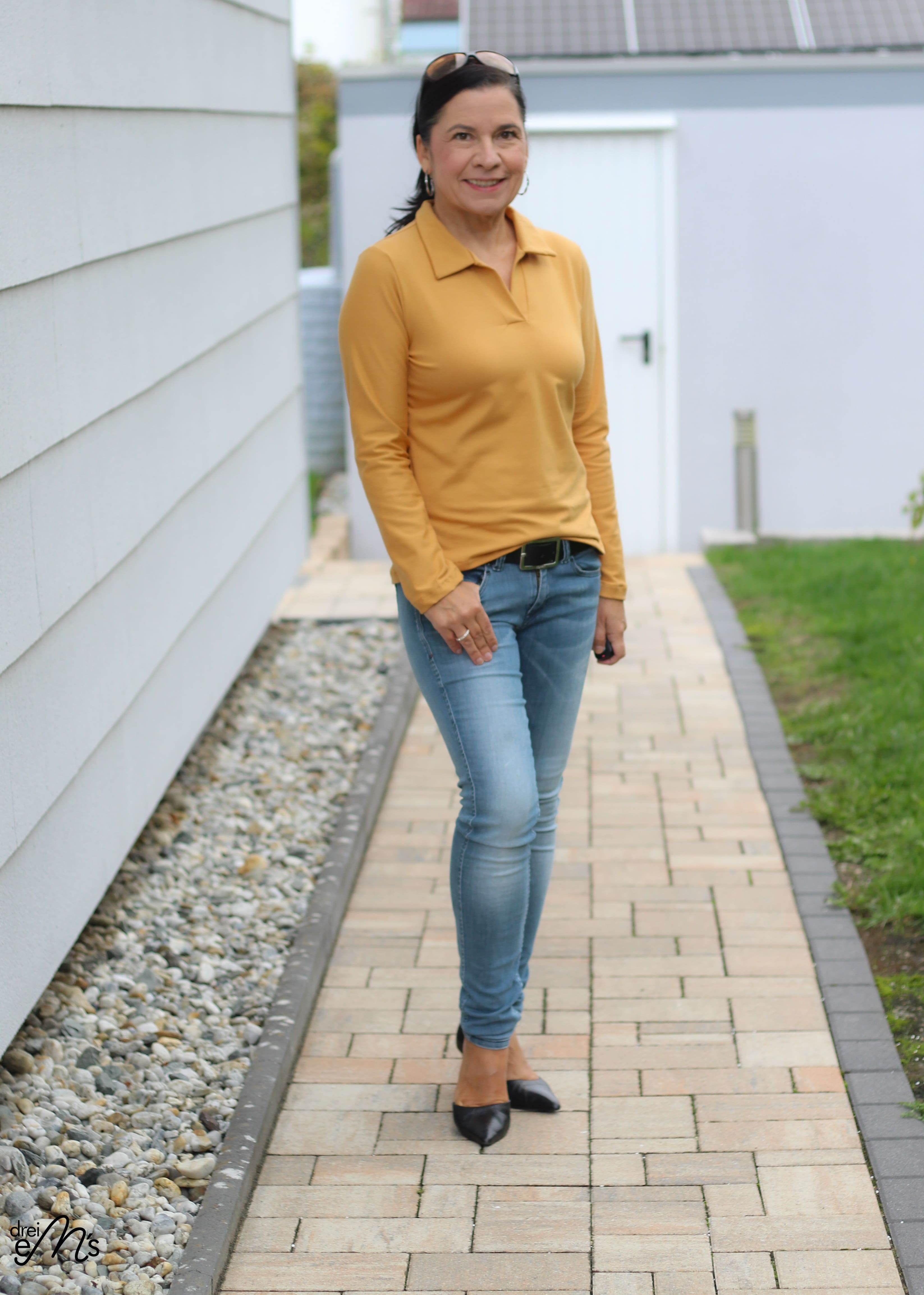 Schnittmuster Blusenshirt WEIDACH 2 - Maschenware Gr. 34-54 + Videoanleitung : - Sewando