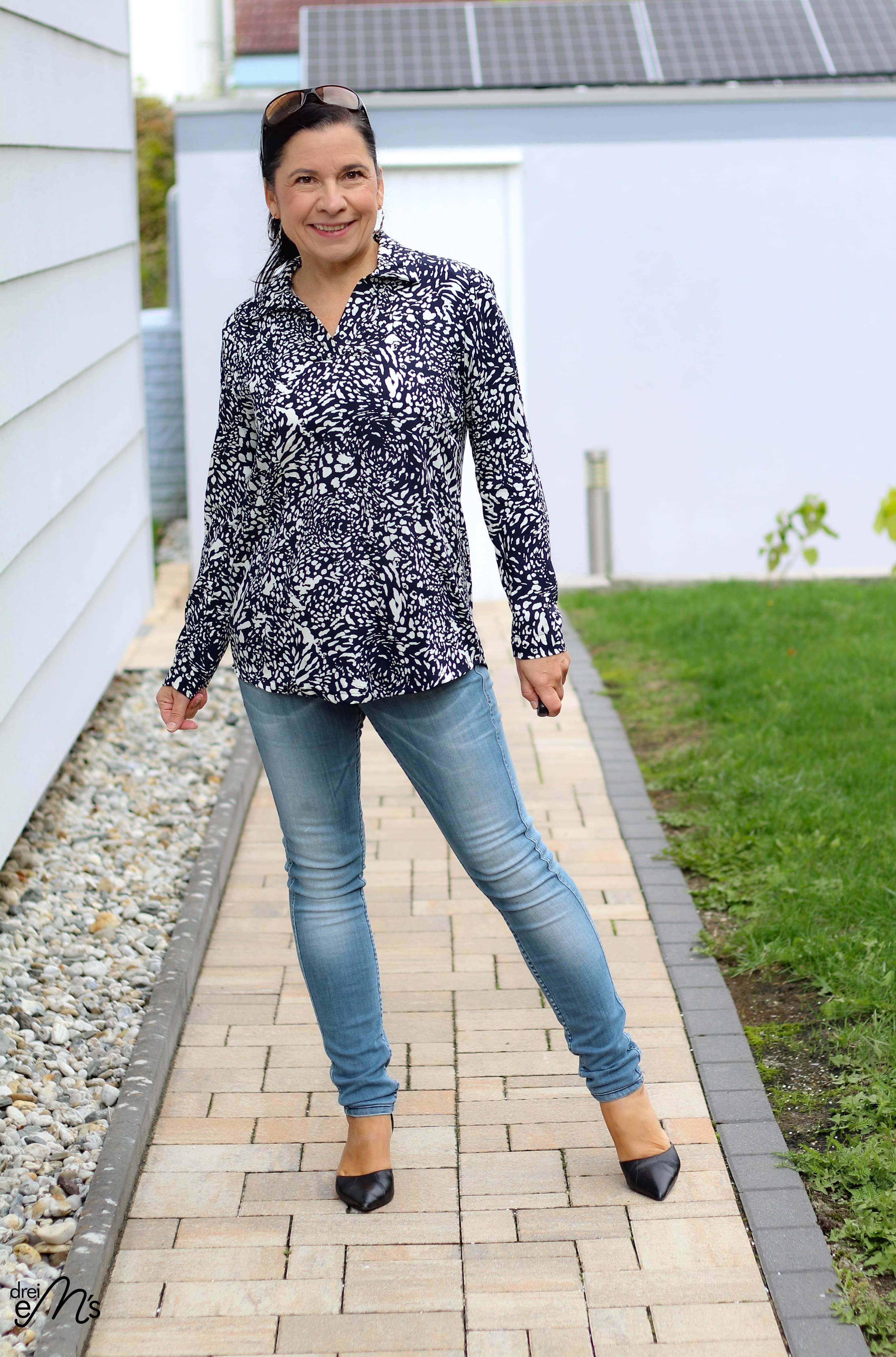 Schnittmuster Blusenshirt WEIDACH 1 - Webware Gr. 34-54 + Videoanleitung : - Sewando