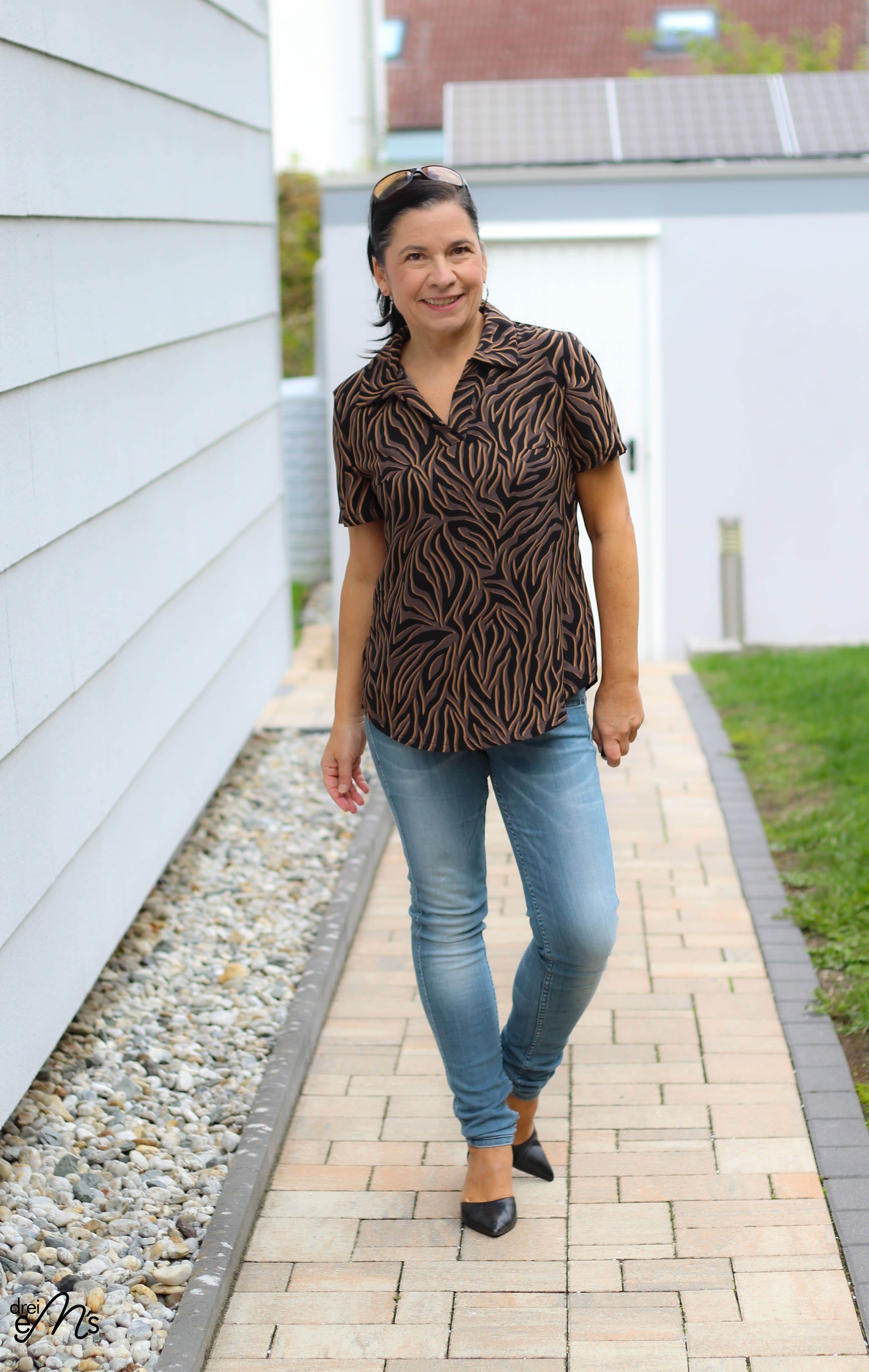 Schnittmuster Blusenshirt WEIDACH 1 - Webware Gr. 34-54 + Videoanleitung : - Sewando